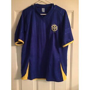 Brasil CBF #3 Men's Soccer Jersey Blue Remini UT
